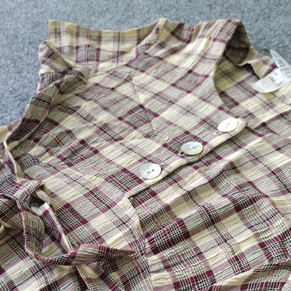 Scarlett Plaid Maxi Dress - Picture 4 of 11